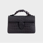 Bolsa Lille Croco Preta