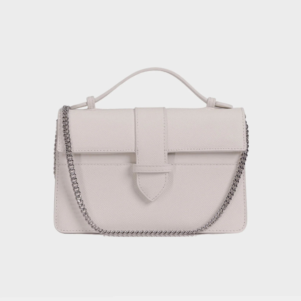 Bolsa Lille Branca couro Epsom