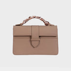 Bolsa Lille Nude couro Epsom