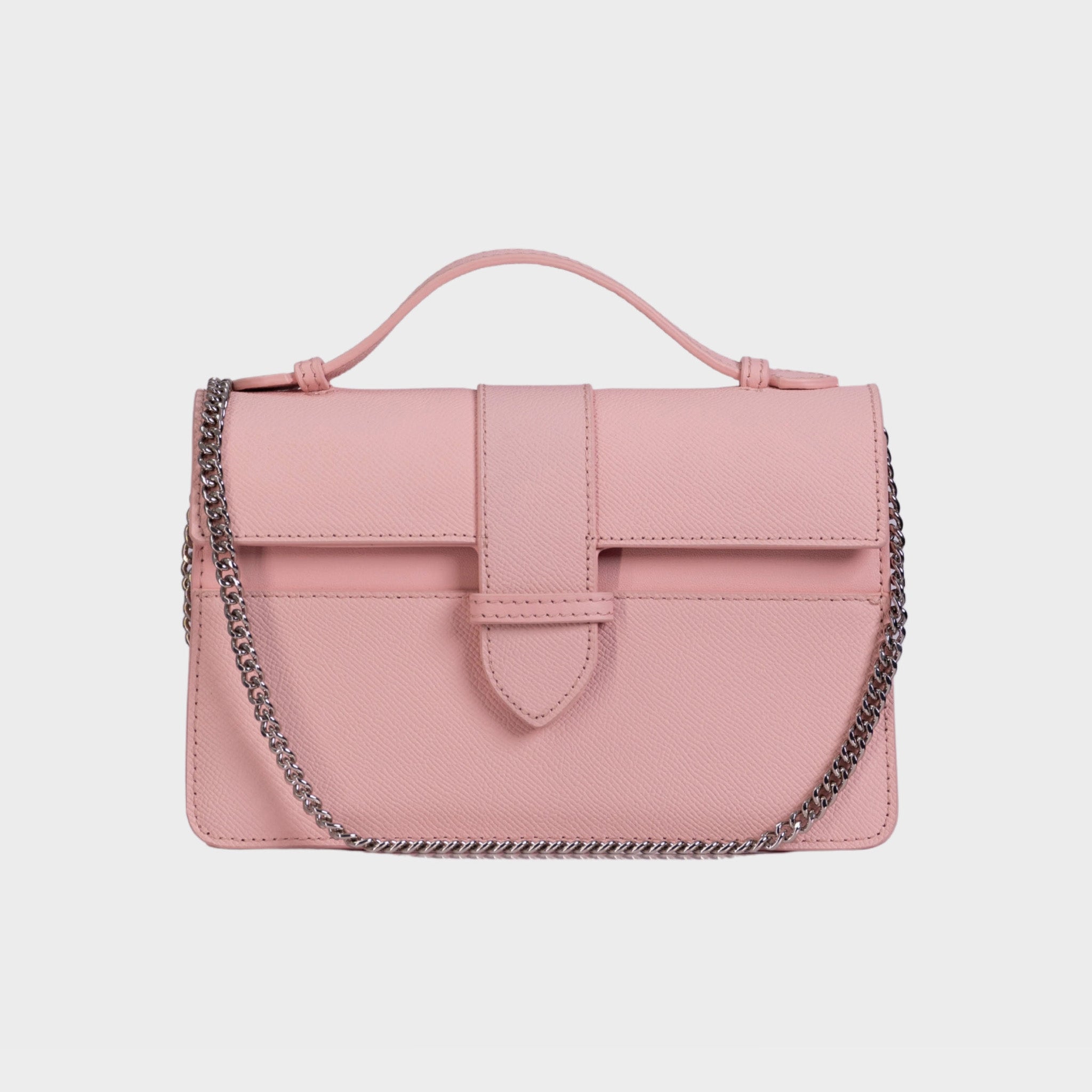 Bolsa Lille Blush Couro Epsom