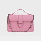 Bolsa Lille Croco Rosa