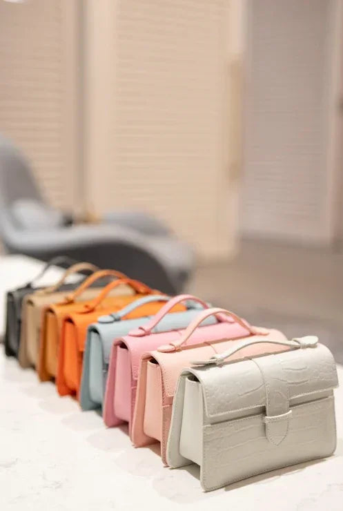 Bolsa Lille Branca couro Epsom