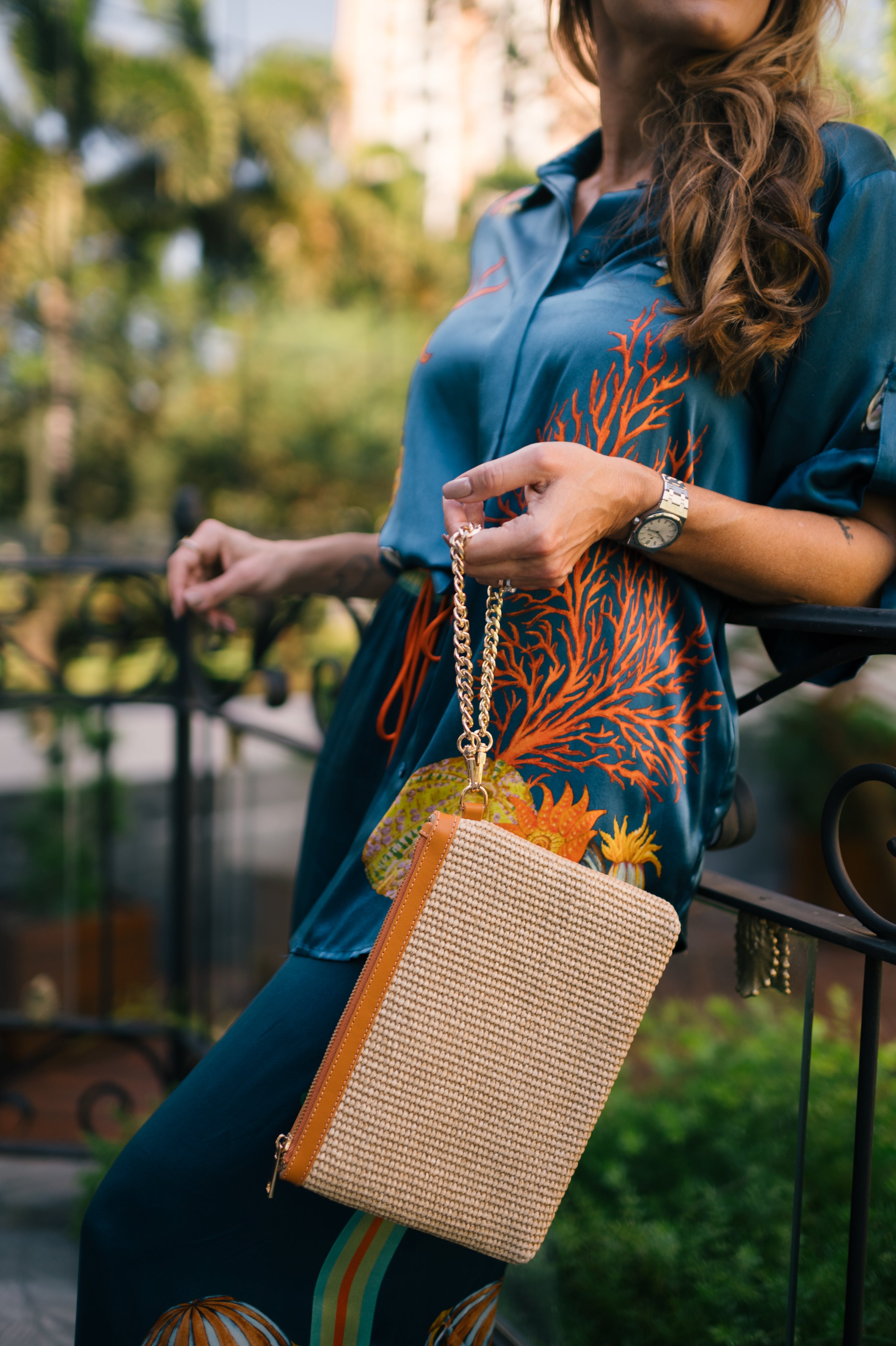 Clutch La Provence Camel