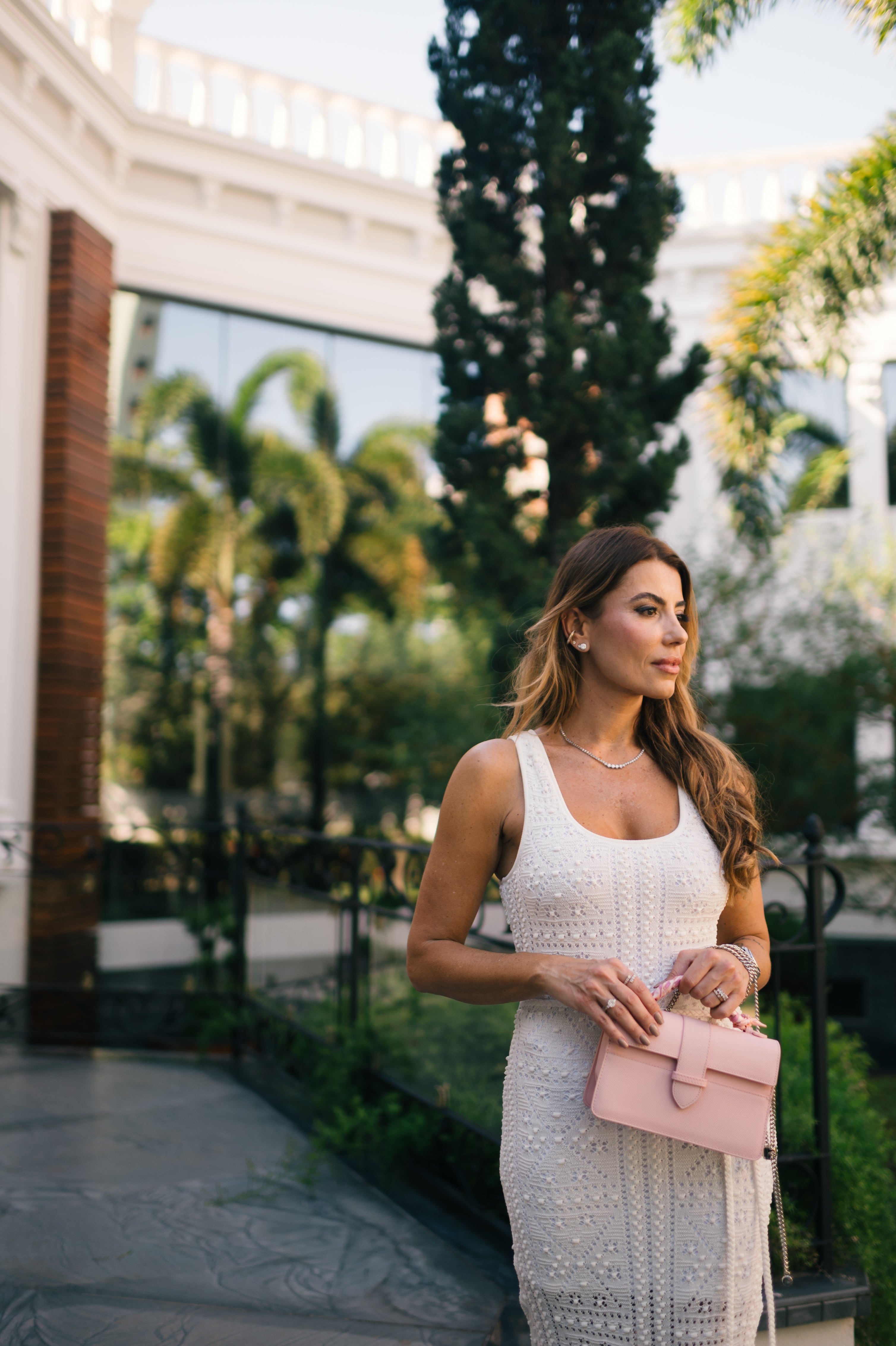 Bolsa Lille Blush Couro Epsom