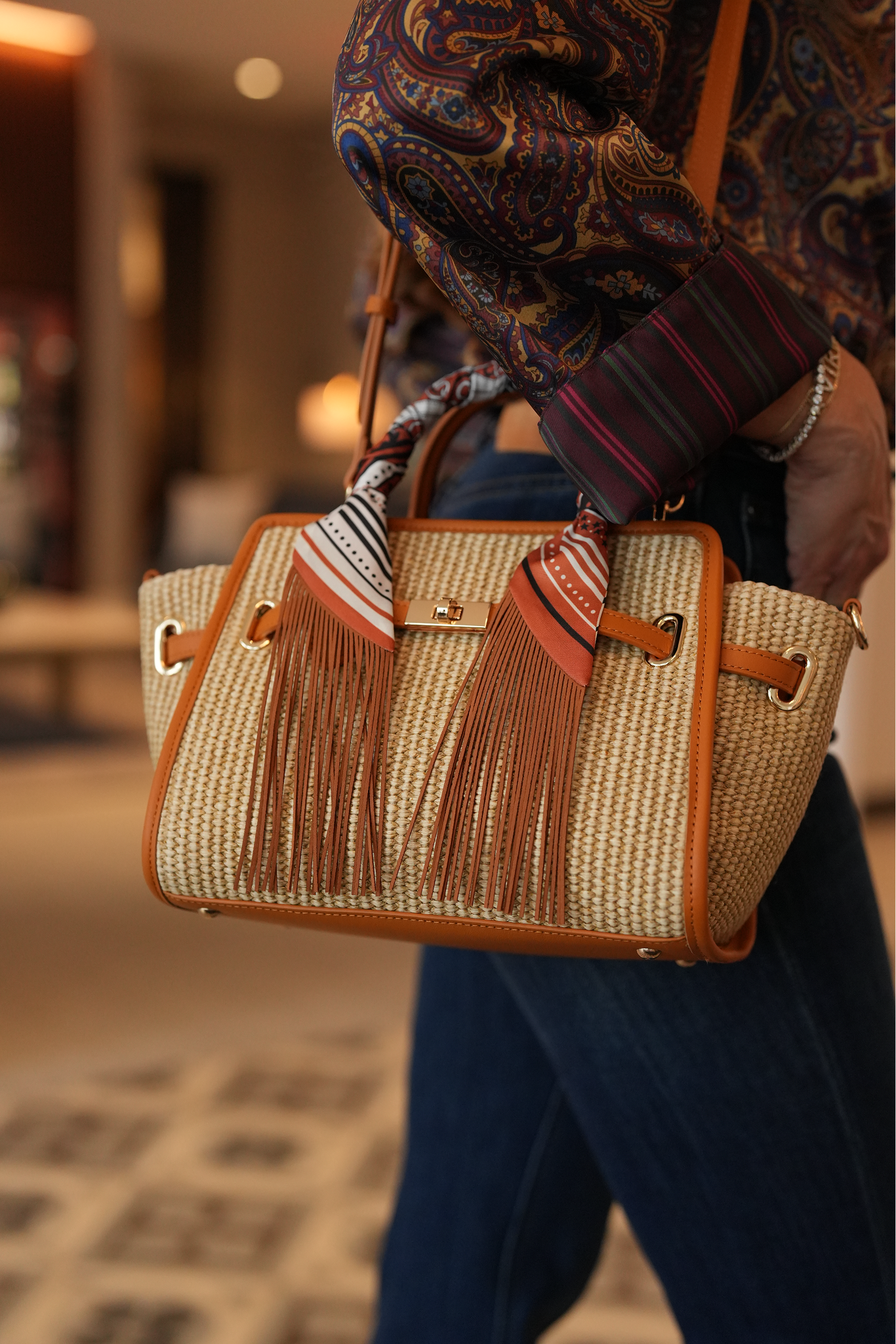 Bolsa La Provence Mini Camel
