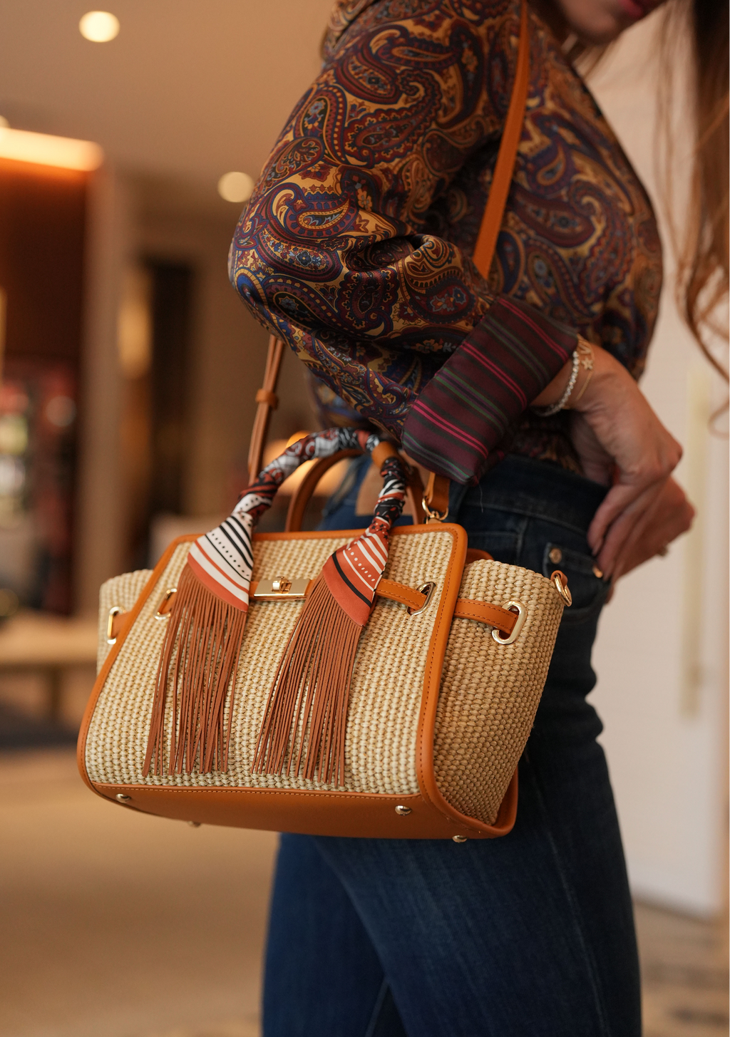 Bolsa La Provence Mini Camel