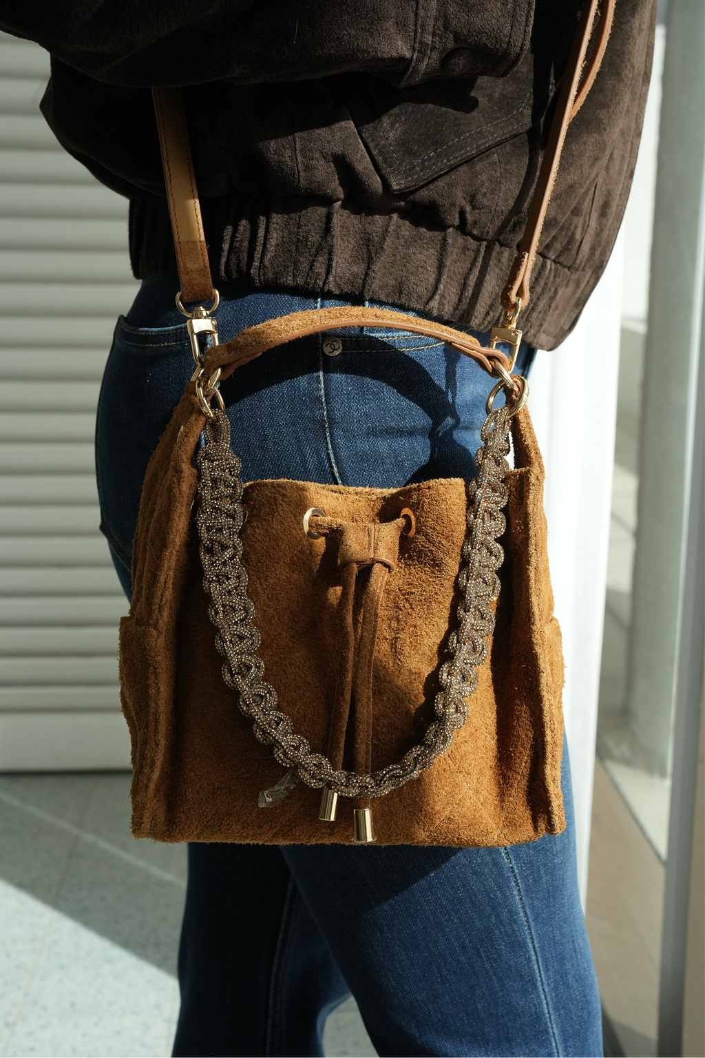 Bolsa Méribel Camel mini