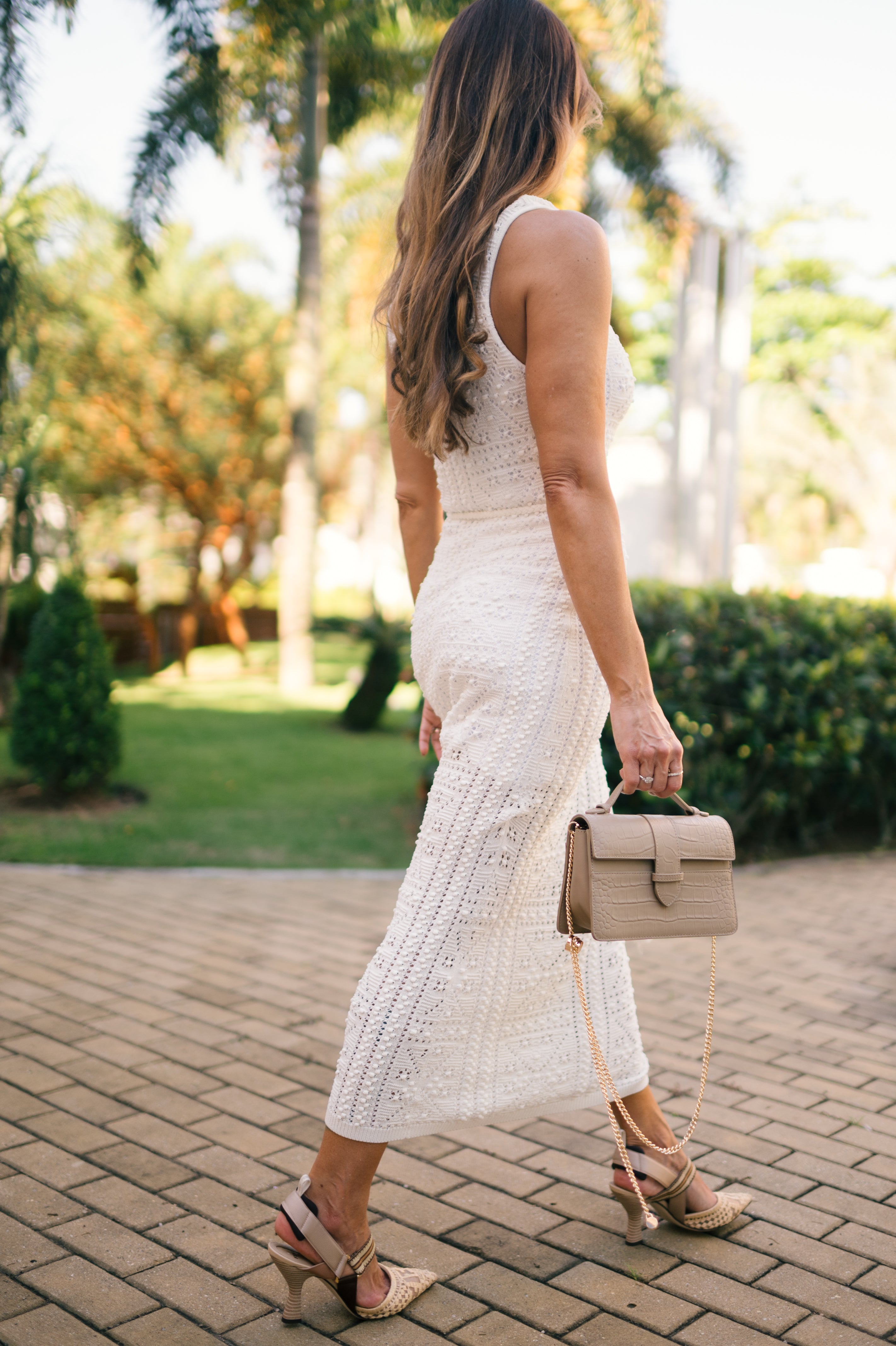 Bolsa Lille Croco Nude