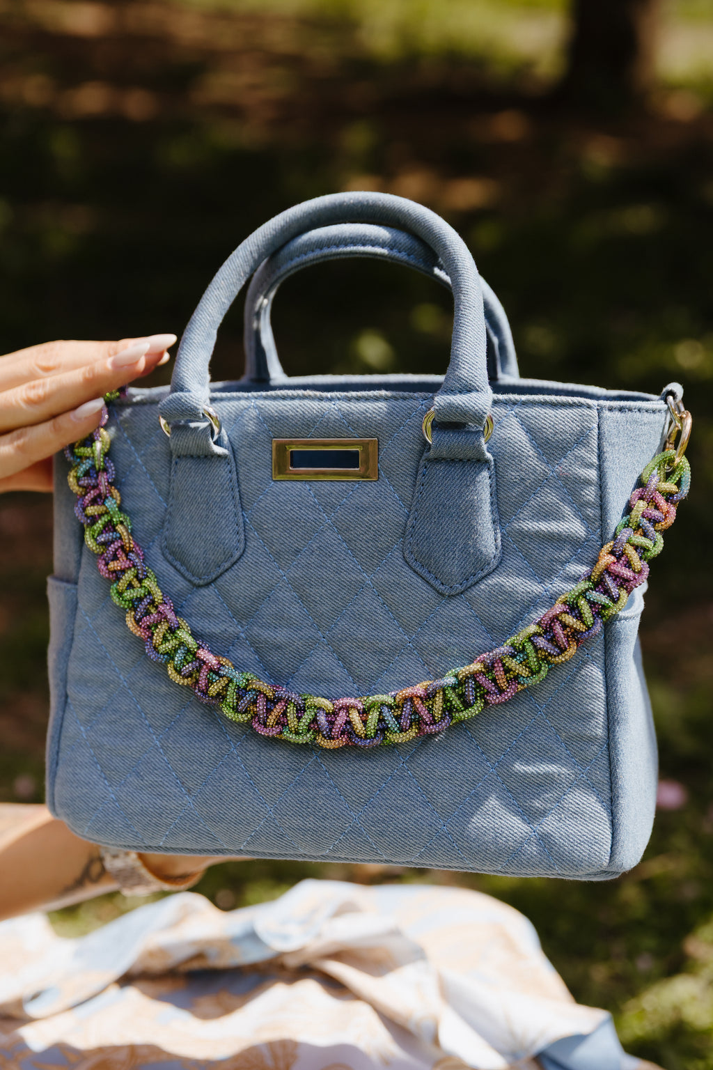 Bolsa Saint Tropez Mini Jeans Claro