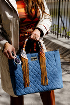 Bolsa Saint Tropez Média Jeans Escuro