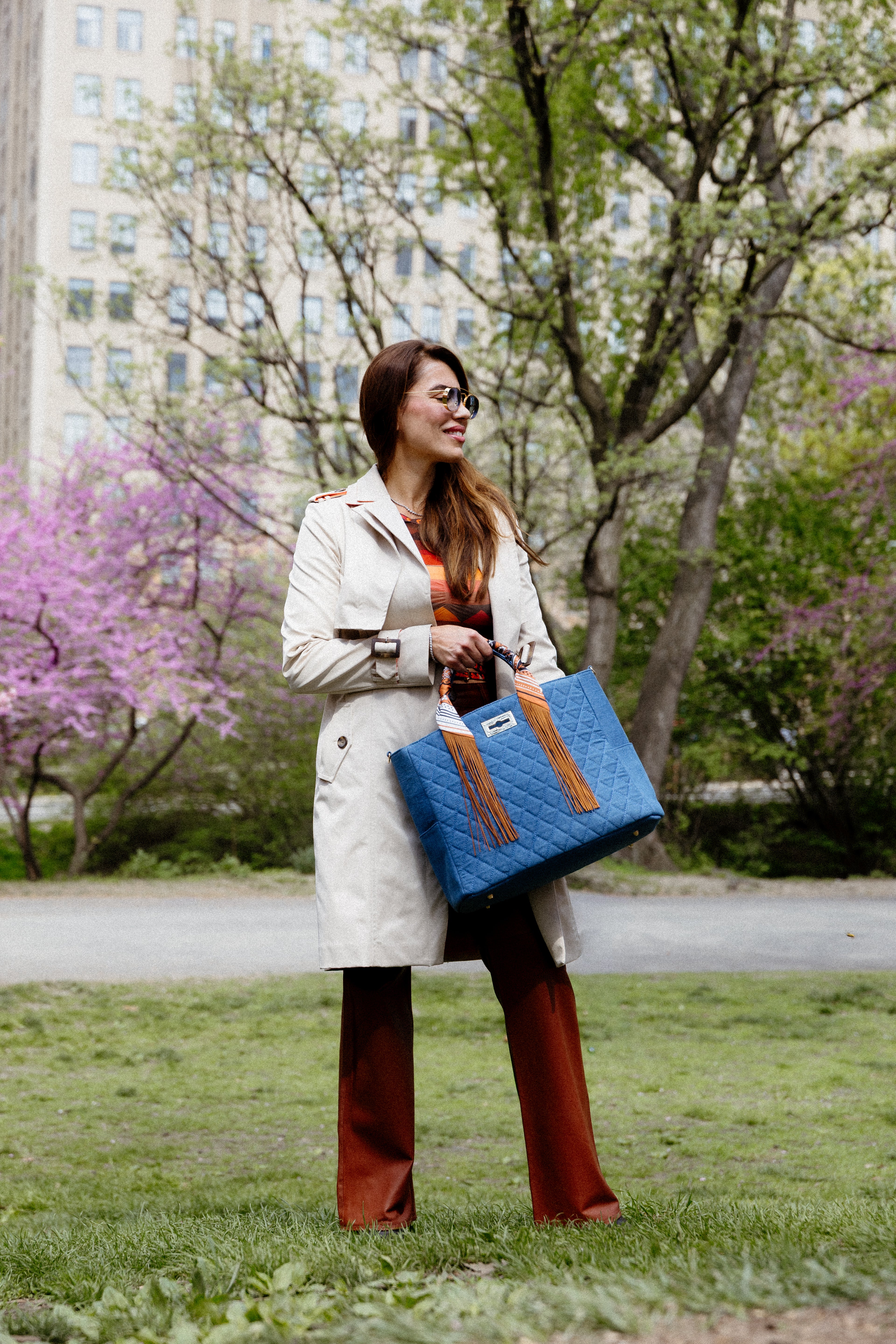 Bolsa Saint Tropez Média Jeans Escuro