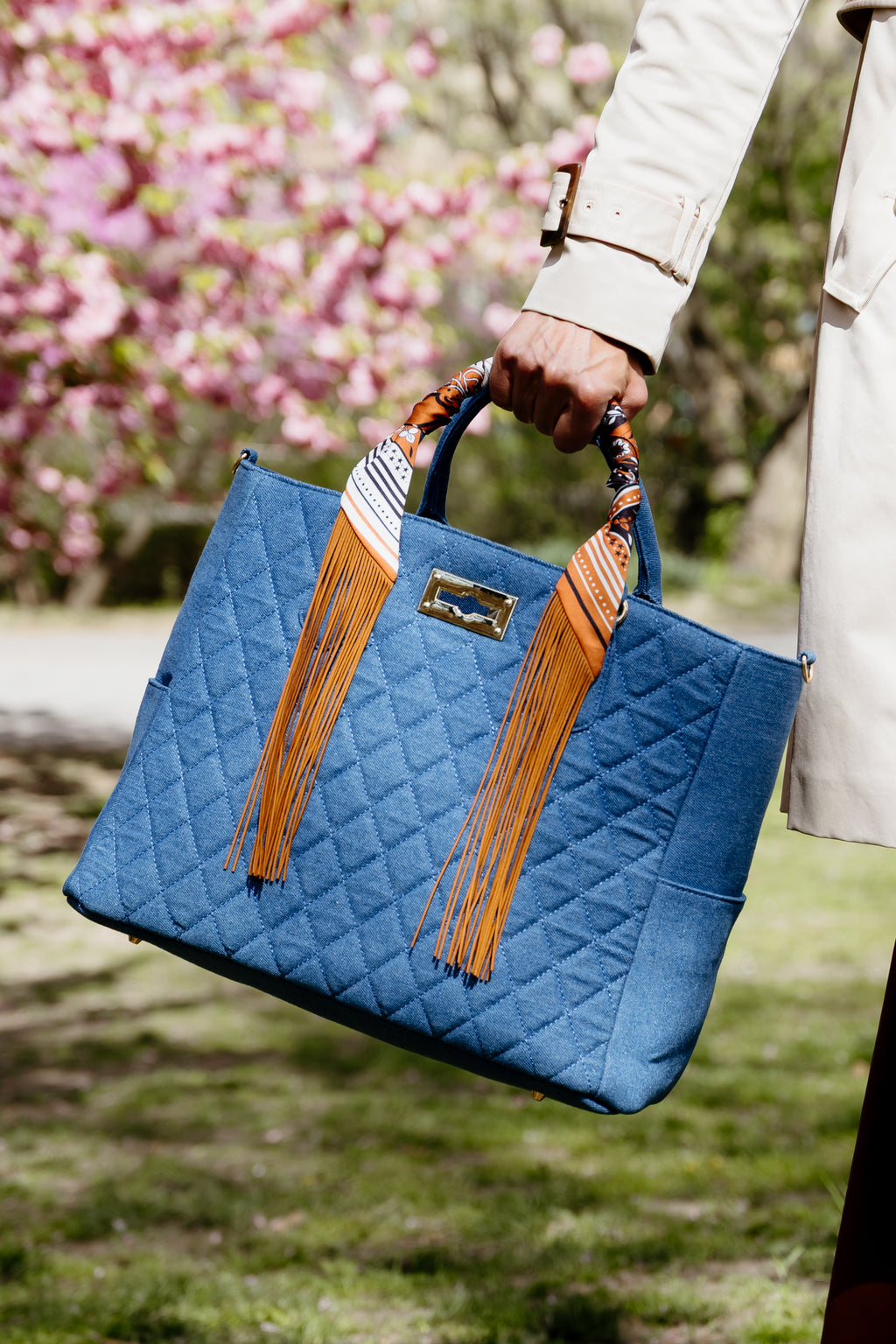 Bolsa Saint Tropez Média Jeans Escuro