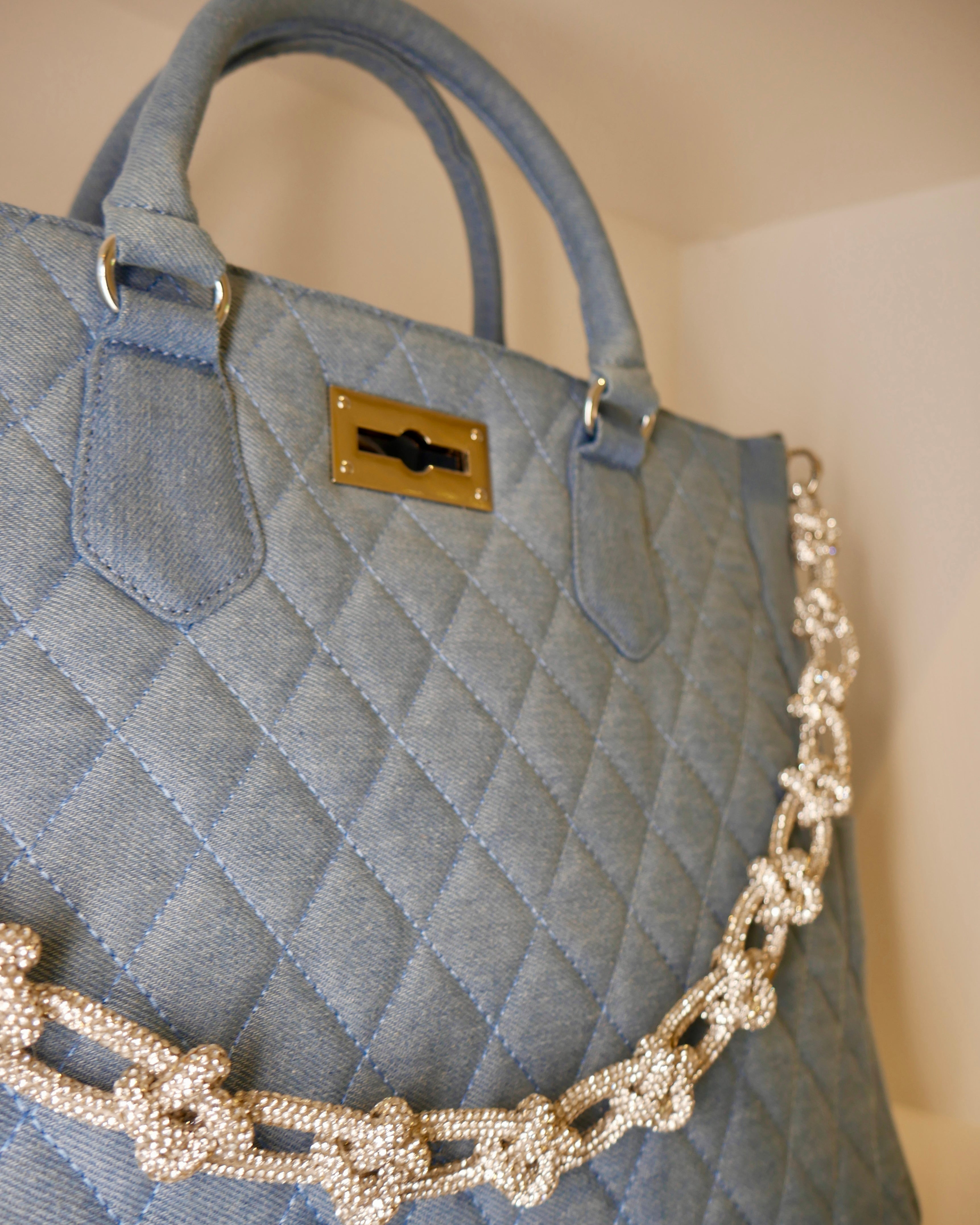 Bolsa Saint Tropez Média Jeans Claro