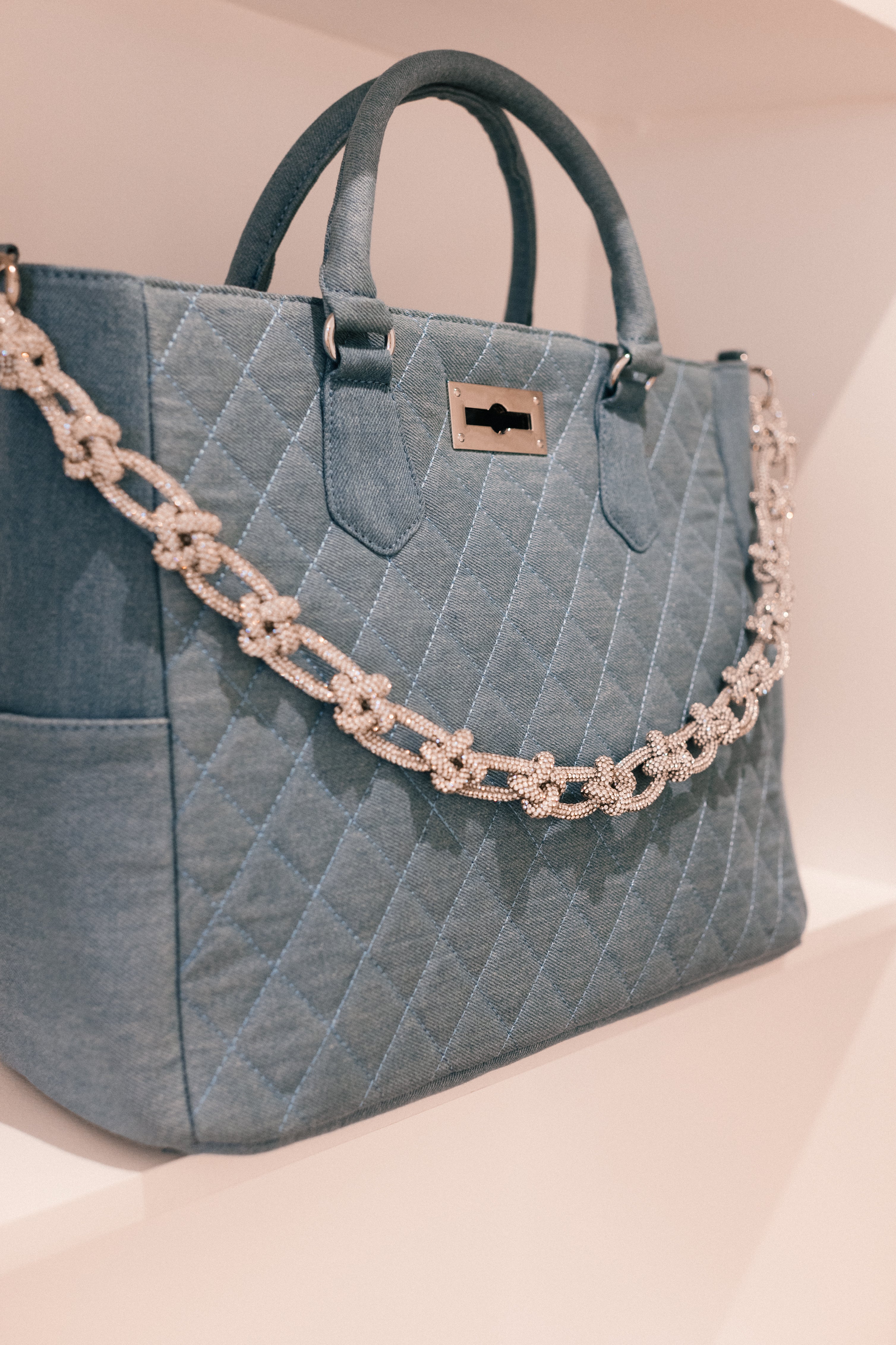 Bolsa Saint Tropez Média Jeans Claro