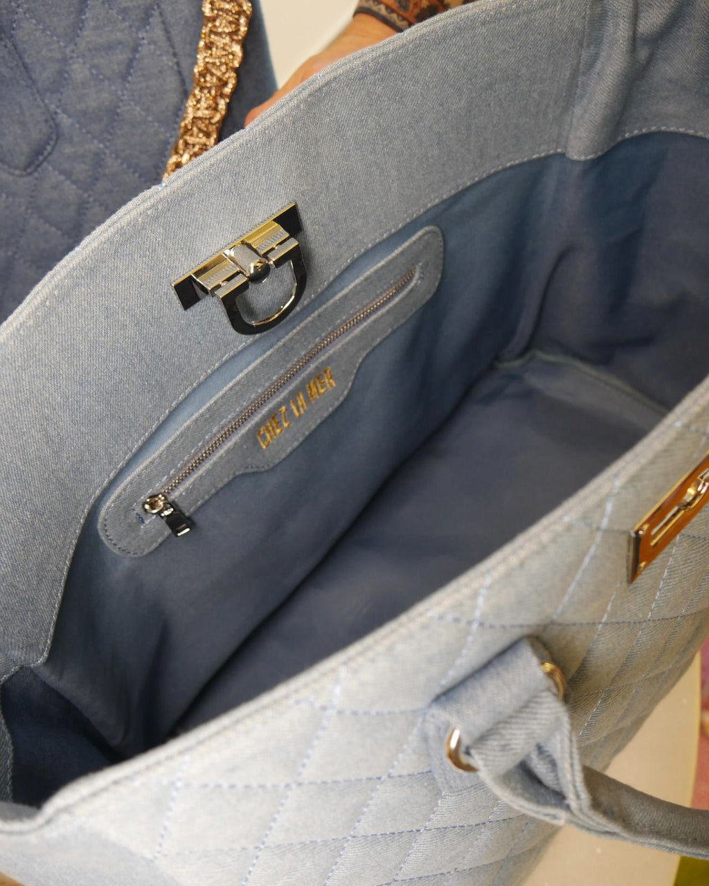 Bolsa Saint Tropez Mini Jeans Claro