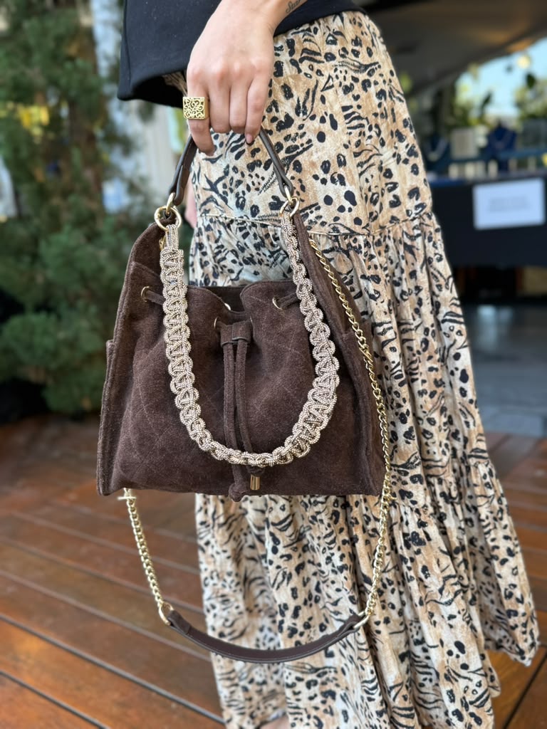Bolsa Meribel Mocha pequena