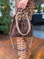 Bolsa Meribel Mocha pequena