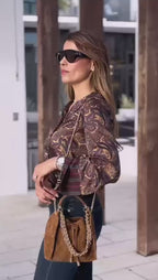 Bolsa Méribel Camel mini