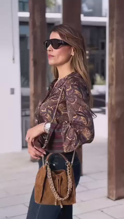 Bolsa Méribel Camel mini